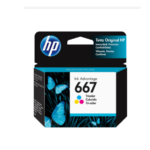 Cartucho de tinta HP 667 Tricolor (3YM78AL) DeskJet 2775/4175 100 Pag.