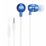 AUDIF IN-EAR HP AJUSTE VOLUMEN Y MICROF DHH-3112 AZUL