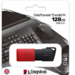 MEMORIA USB 128GB DTXM 3.2 NEGRO/ROJO KINGSTON (DTXM/128GB)